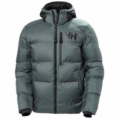 Men's Helly Hansen Active Parka Grey | 683-LRNJOH