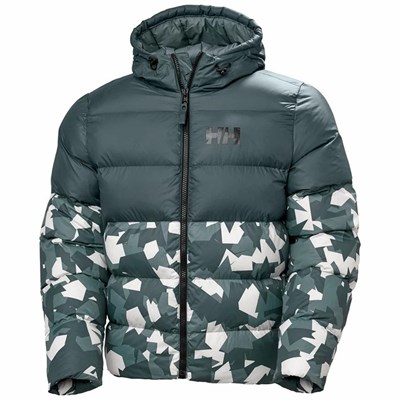 Men's Helly Hansen Active Puffy Casual Jackets Grey | 197-STPOXI