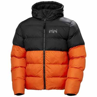 Men's Helly Hansen Active Puffy Casual Jackets Grey / Brown | 960-FEITHQ