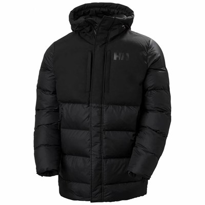 Men's Helly Hansen Active Puffy Long Casual Jackets Black | 306-BQSOLR