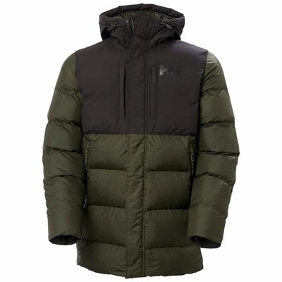 Men's Helly Hansen Active Puffy Long Parka Grey | 589-ODFGEM