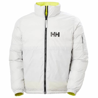 Men's Helly Hansen Active Reversible Casual Jackets Grey | 976-CMGWTE