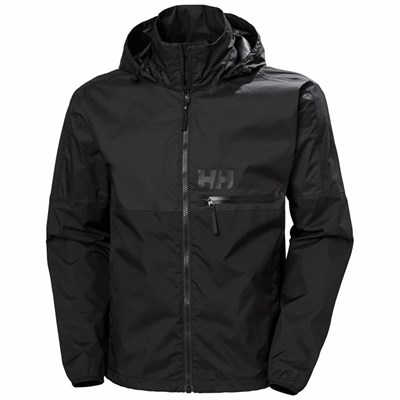 Men's Helly Hansen Active Stride Casual Jackets Black | 476-LUSBCF