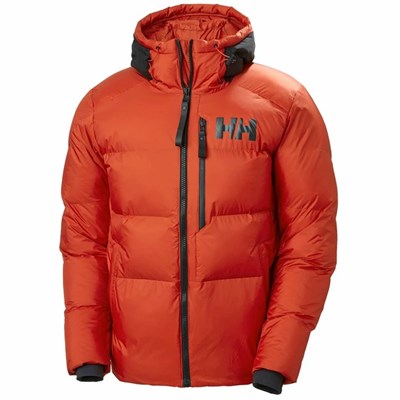 Men's Helly Hansen Active Winter Jackets Red / Brown | 780-EMUDQT