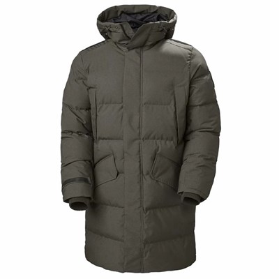 Men's Helly Hansen Alaska Parka Grey | 431-EWIRYL