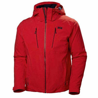 Men's Helly Hansen Alpha 3.0 Ski Jackets Red | 964-PMYTZU