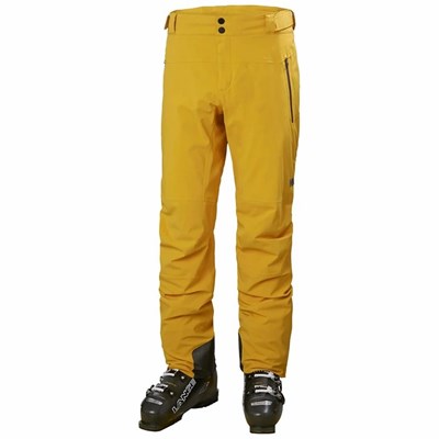 Men's Helly Hansen Alpha Lifaloft Insulated Snow Pants Brown | 236-EUNFCM