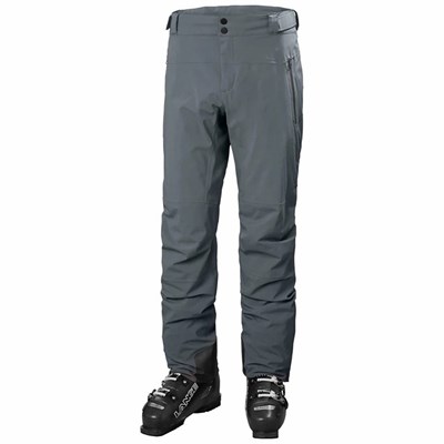 Men's Helly Hansen Alpha Lifaloft Insulated Snow Pants Grey | 518-JRIDUW