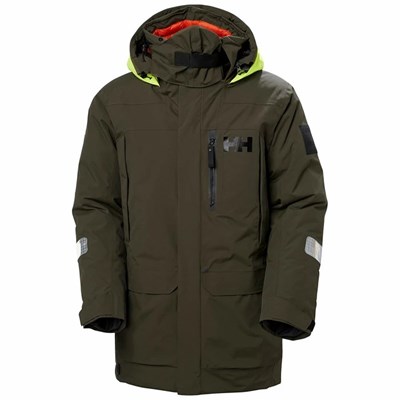 Men's Helly Hansen Arctic Ocean Parka Grey | 396-CZMEYH