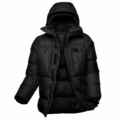 Men's Helly Hansen Arctic Patrol Puffer Jackets Black | 840-HVSFPT