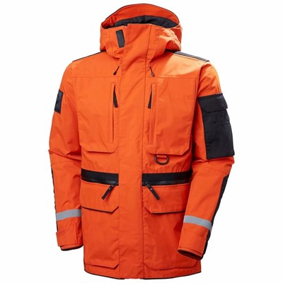 Men's Helly Hansen Arctic Transition Winter Jackets Orange | 025-FGVTPH