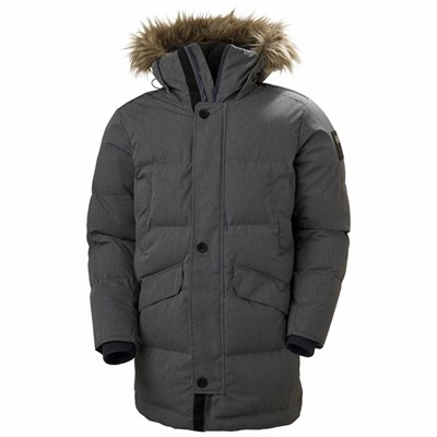 Men's Helly Hansen Barents Winter Jackets Navy | 607-IUOLNQ