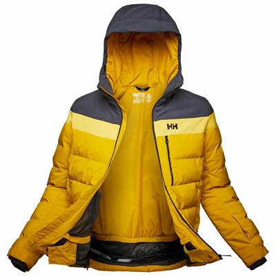 Men's Helly Hansen Bossanova Puffy Ski Jackets Brown | 310-RLEMPQ