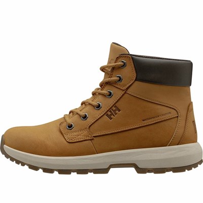 Men's Helly Hansen Bowstring Work Boots Orange Brown | 954-XUKFLW