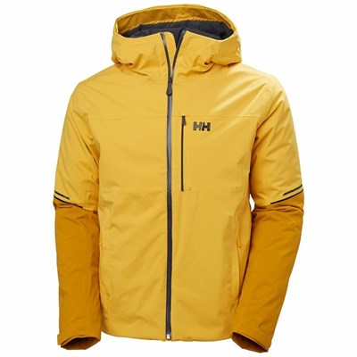 Men's Helly Hansen Carv Lifaloft Insulated Ski Jackets Brown | 109-WRFMAC