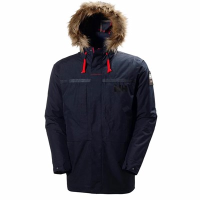 Men's Helly Hansen Coastal 2 Casual Jackets Navy | 549-SQUZWM