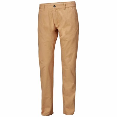 Men's Helly Hansen Crew Chinos Sailing Pants Coffee | 403-DFQRWJ