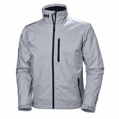 Men's Helly Hansen Crew Midlayer Insulated Jackets Grey | 895-QRLXND