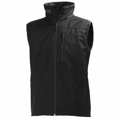 Men's Helly Hansen Crew Sailing Jackets Black | 491-YVCPWR