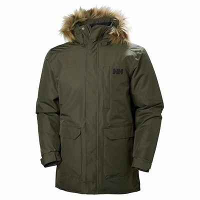 Men's Helly Hansen Dubliner Parka Grey | 235-APEXTJ