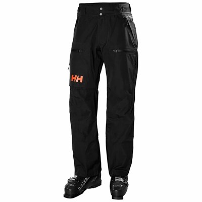 Men's Helly Hansen Elevation Infinity 2.0 Shell Pants Black | 192-BXLKZD