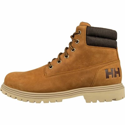 Men's Helly Hansen Fremont Work Boots Orange Brown | 780-VKTGEF