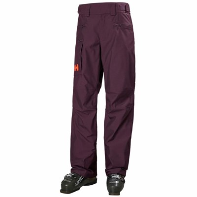 Men's Helly Hansen Garibaldi 2.0 Snow Pants Blue / Purple | 513-ZJKFIR