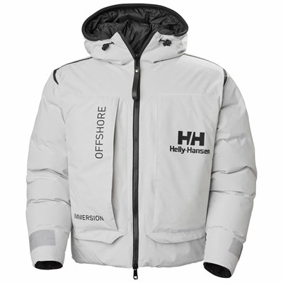 Men's Helly Hansen Hh Arc Reversible Puffer Casual Jackets Grey | 154-UHMRCX