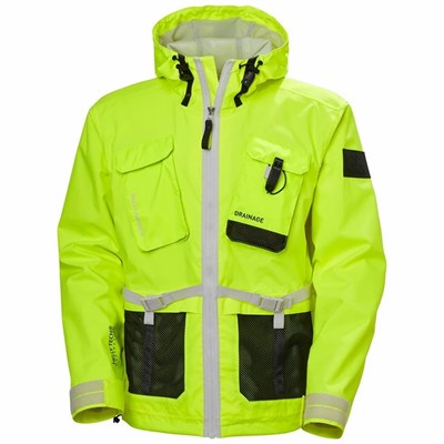 Men's Helly Hansen Hh Arc S21 Seaway 2l Casual Jackets Yellow | 369-JIWEBS