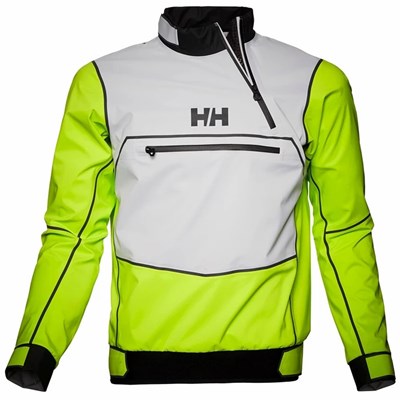 Men's Helly Hansen Hp Foil Pro Smock Top Sailing Jackets Light Green | 461-EYIPCQ