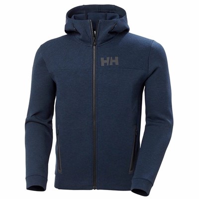 Men's Helly Hansen Hp Ocean Fz Casual Jackets Navy | 456-PZINEW