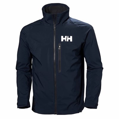 Men's Helly Hansen Hp Racing Casual Jackets Navy | 285-SAONVX