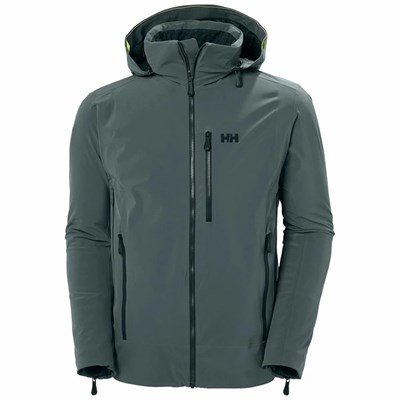 Men's Helly Hansen Icon 5.0 Ski Jackets Grey | 079-GPMKQJ