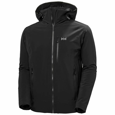 Men's Helly Hansen Icon 5.0 Ski Jackets Black | 471-GJYLBI