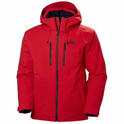 Men's Helly Hansen Juniper 3.0 Ski Jackets Red | 748-KZUDRP