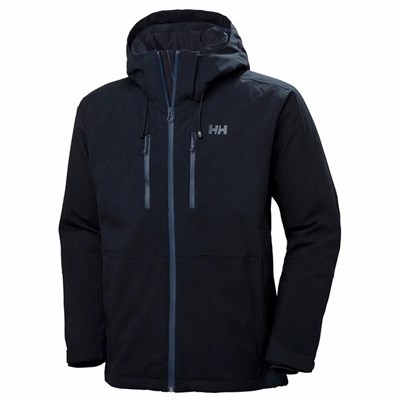 Men's Helly Hansen Juniper 3.0 Ski Jackets Navy | 914-GZOCJE