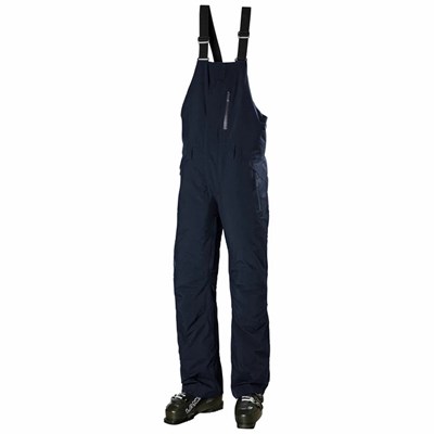 Men's Helly Hansen Legendary Insulated Bib Snow Pants Navy | 624-VGTJSN