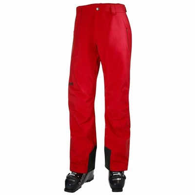 Men's Helly Hansen Legendary Insulated Snow Pants Red | 135-GMJVPO