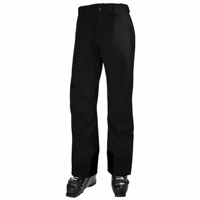 Men's Helly Hansen Legendary Insulated Snow Pants Black | 412-WUDBNS