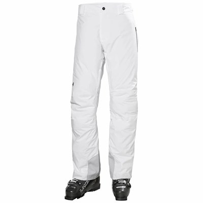 Men's Helly Hansen Legendary Insulated Snow Pants White | 903-RLAKGM