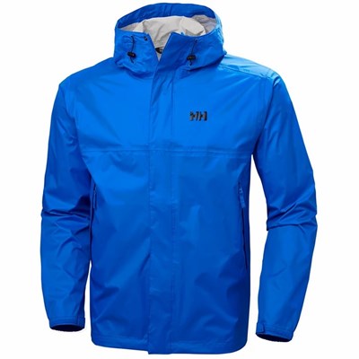 Men's Helly Hansen Loke Outdoor Jackets Blue / Purple | 410-GWOUHA