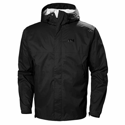 Men's Helly Hansen Loke Outdoor Jackets Black | 543-YHZAWT