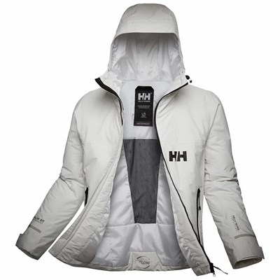 Men's Helly Hansen Lumines Light Casual Jackets Grey | 675-DRAIUO