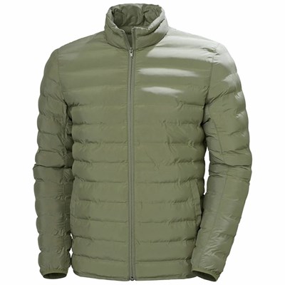 Men's Helly Hansen Mono Material Insulated Jackets Green | 405-JOLERI