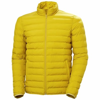 Men's Helly Hansen Mono Material Insulated Jackets Brown / Yellow | 560-VYTZLX