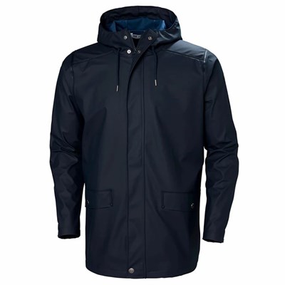 Men's Helly Hansen Moss Coats Navy | 136-UGDPON