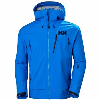 Men's Helly Hansen Odin 9 Worlds 2.0 Hiking Jackets Blue | 619-PVRKDY