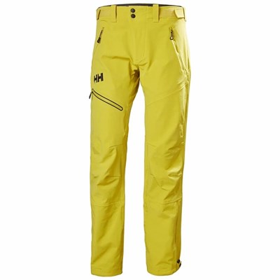 Men's Helly Hansen Odin Huginn Shell Pants Olive | 271-QBVJAR