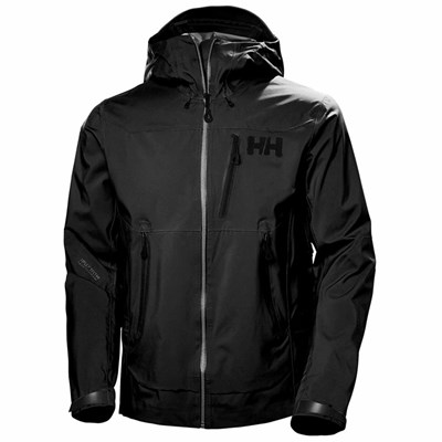 Men's Helly Hansen Odin Mountain Infinity Outdoor Jackets Black | 534-XOFTNL