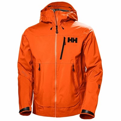 Men's Helly Hansen Odin Mountain Infinity Shell Jackets Orange | 604-DWUTKQ